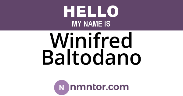 Winifred Baltodano