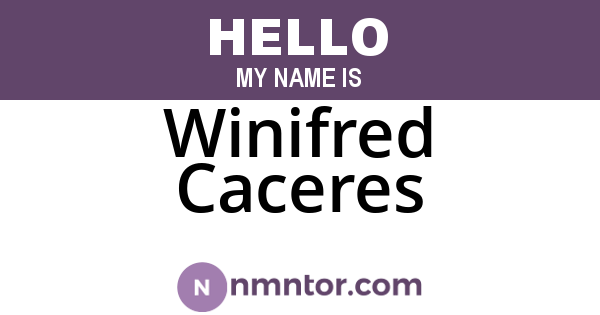 Winifred Caceres