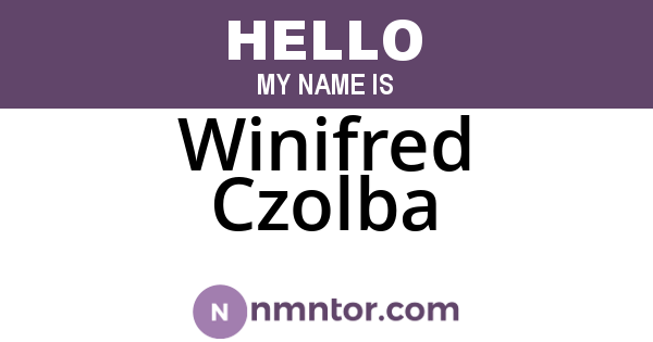 Winifred Czolba