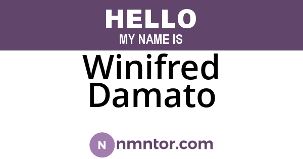 Winifred Damato