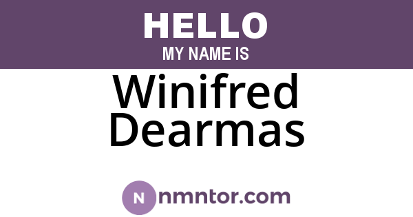 Winifred Dearmas