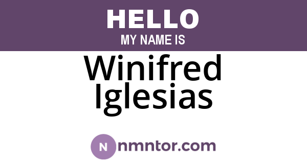 Winifred Iglesias