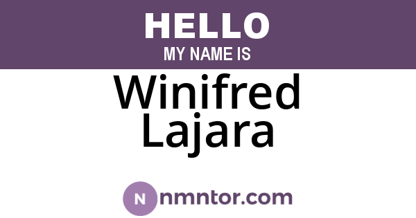 Winifred Lajara