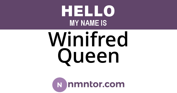 Winifred Queen