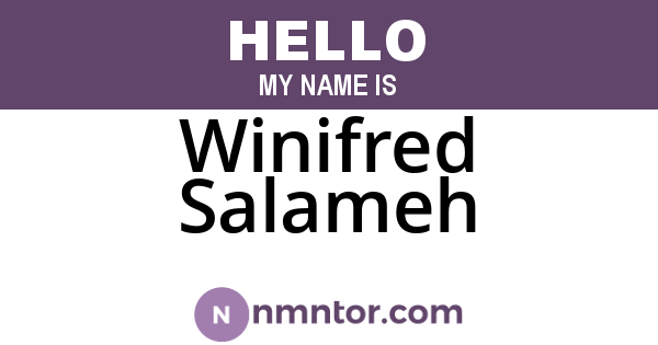 Winifred Salameh