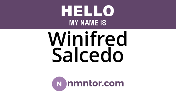 Winifred Salcedo