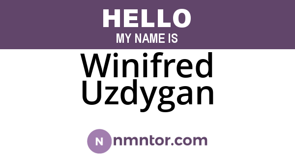 Winifred Uzdygan