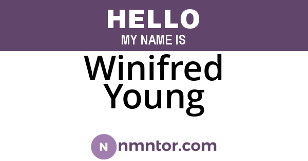 Winifred Young