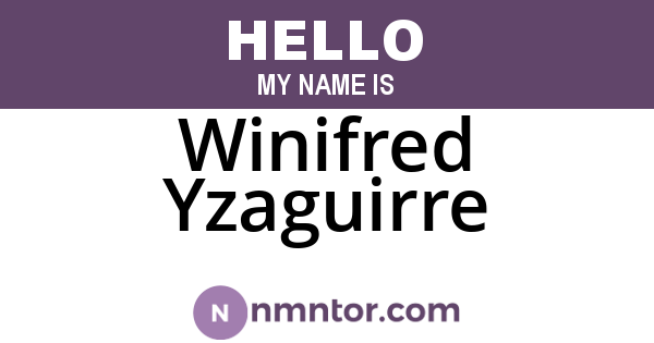 Winifred Yzaguirre