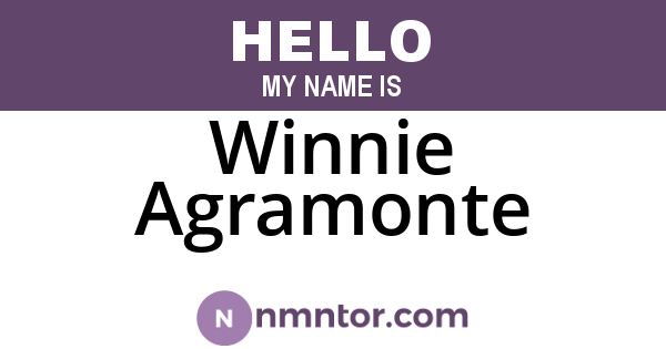 Winnie Agramonte