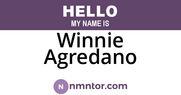 Winnie Agredano