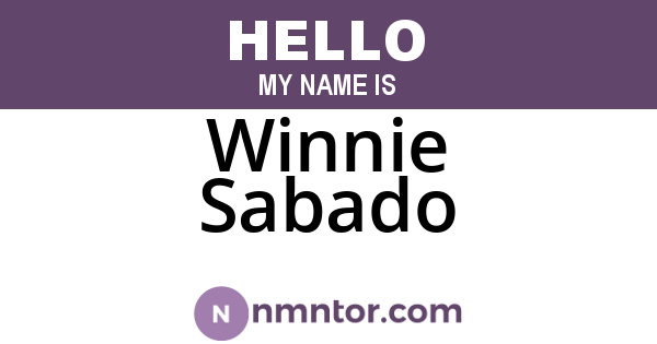 Winnie Sabado