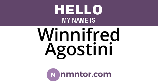 Winnifred Agostini