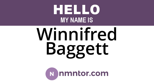Winnifred Baggett