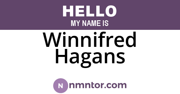 Winnifred Hagans