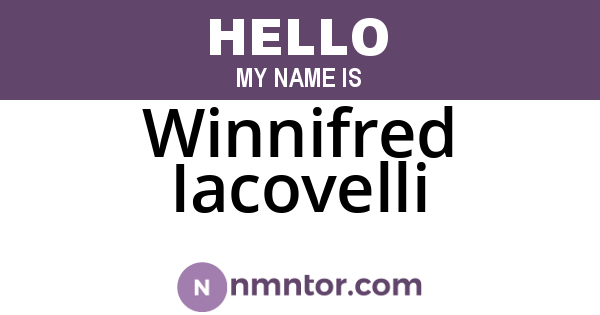 Winnifred Iacovelli