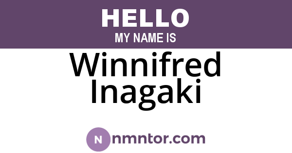 Winnifred Inagaki