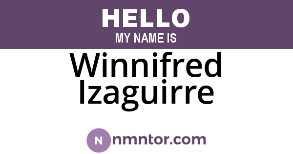Winnifred Izaguirre