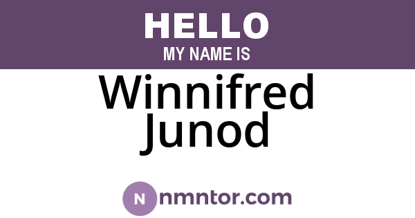 Winnifred Junod