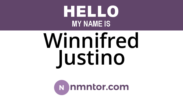 Winnifred Justino