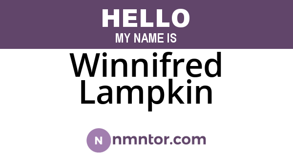 Winnifred Lampkin