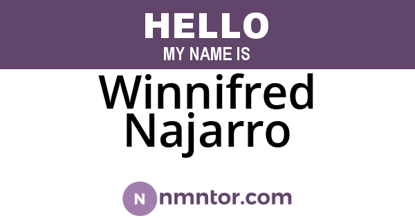 Winnifred Najarro