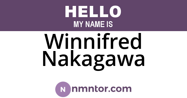 Winnifred Nakagawa