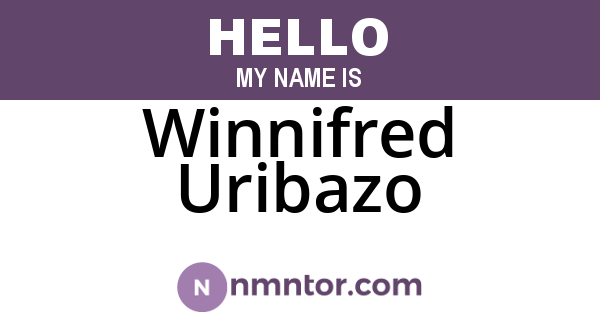Winnifred Uribazo