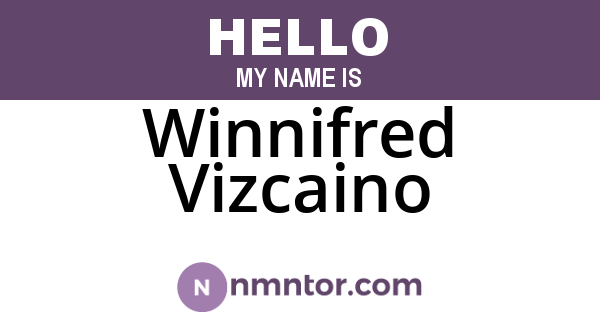 Winnifred Vizcaino