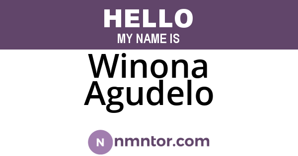 Winona Agudelo