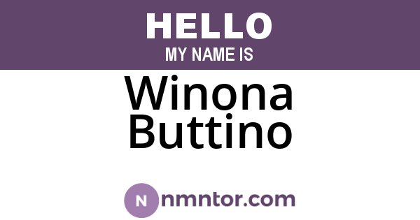 Winona Buttino