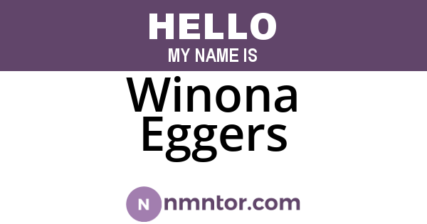 Winona Eggers