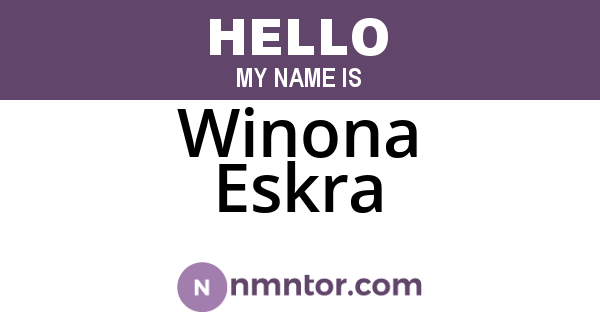 Winona Eskra