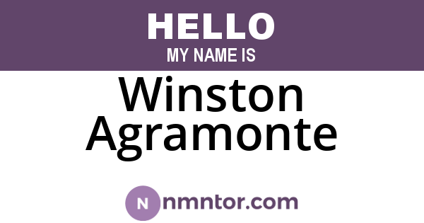 Winston Agramonte