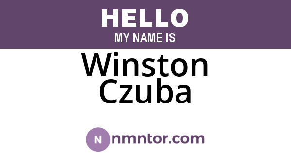 Winston Czuba