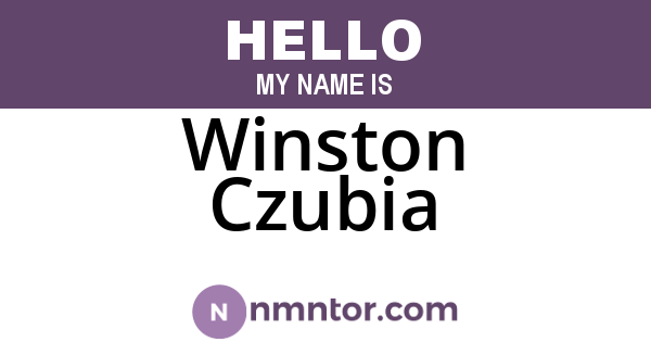 Winston Czubia