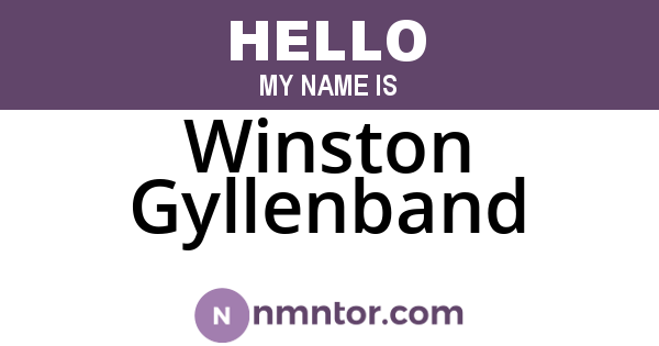 Winston Gyllenband