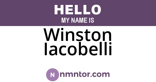 Winston Iacobelli