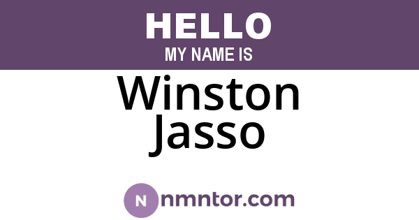 Winston Jasso