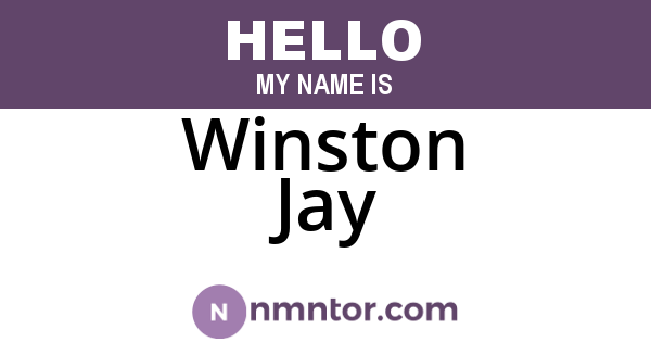 Winston Jay