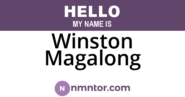 Winston Magalong