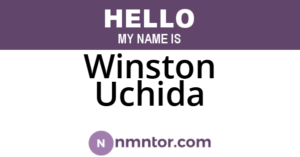 Winston Uchida