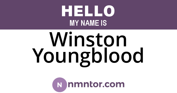 Winston Youngblood