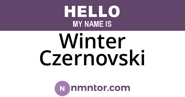 Winter Czernovski