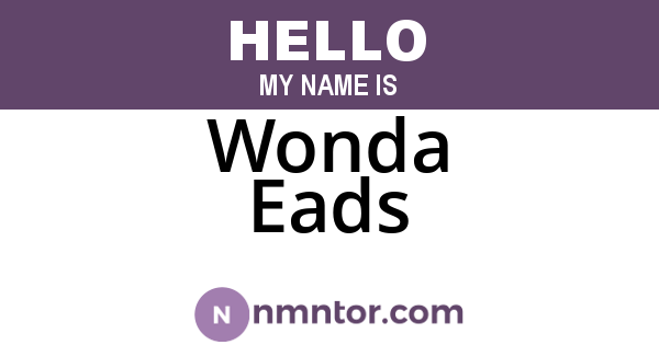 Wonda Eads