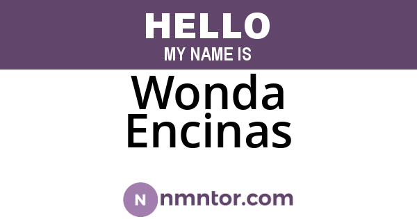 Wonda Encinas