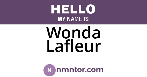 Wonda Lafleur