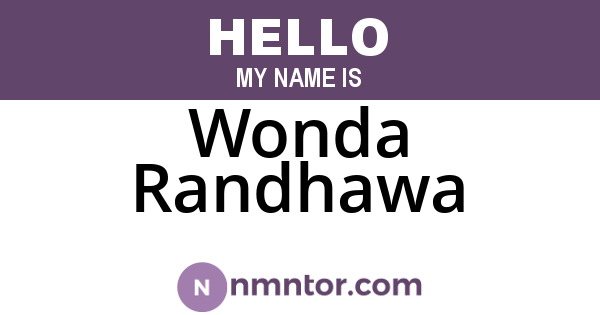 Wonda Randhawa