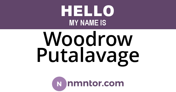 Woodrow Putalavage