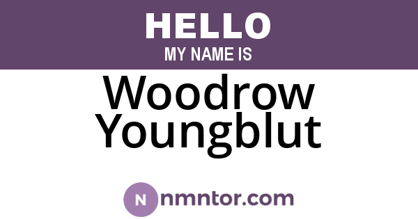 Woodrow Youngblut